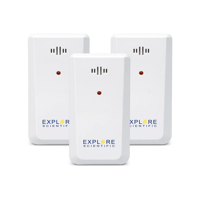 Explore Scientific Radio Weather Station with Temperature and Humidity 3x Outdoor Sensors