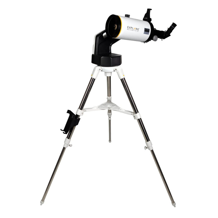 Explore Scientific Sidara 127mm Mak-Cassegrain Telescope and Pro GoTo Mount with SkyAssist - Body Front View Profile