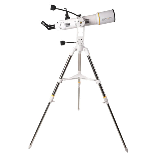 Explore Scientific Sidara Essential 102 Refractor Telescope with Alt-Az Mount & SkyAssist - Full Side View