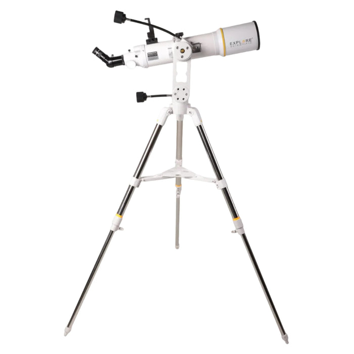Explore Scientific Sidara Essential 102 Refractor Telescope with Alt-Az Mount & SkyAssist - Full Side View