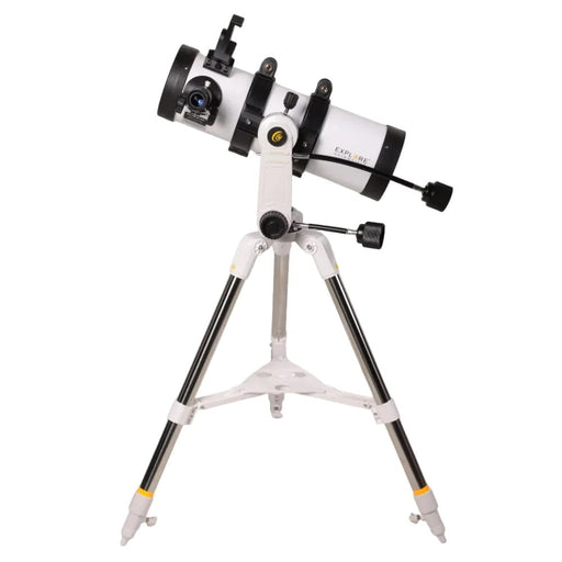 Explore Scientific Sidara Nano 114 Refractor Telescope with Alt-Az Mount & SkyAssist - Full Telescope and Tripod View