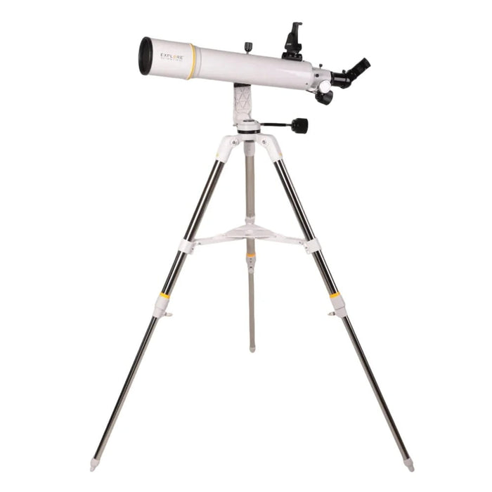 Explore Scientific Sidara Nano 90 Refractor Telescope with Alt-Az Mount & SkyAssist - Full Side View