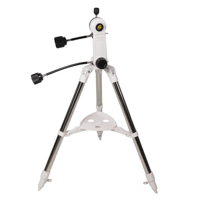 Explore Scientific Sidara Nano Alt-Azimuth Telescope Mount - Complete White Alt-Azimuth Mount with Tripod, Slow-Motion Controls and Accessory Tray