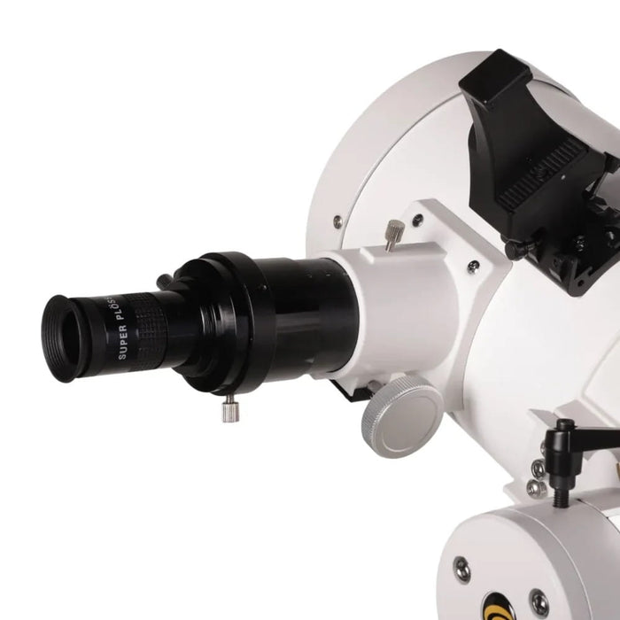 Explore Scientific Sidara Plus 150 Refractor Telescope with Alt-Az Mount & SkyAssist - Focuser and SkyAssist Holder Close-Up