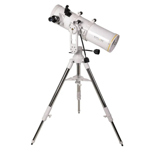 Explore Scientific Sidara Plus 150 Refractor Telescope with Alt-Az Mount & SkyAssist - Full Telescope and Tripod View