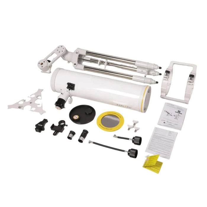Explore Scientific Sidara Plus 150 Refractor Telescope with Alt-Az Mount & SkyAssist - Included Telescope Components and Accessories