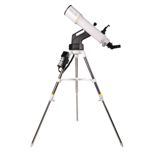 Explore Scientific Sidara Pro 102 Refractor Telescope with GoTo Mount & SkyAssist - Front Left View
