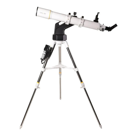Explore Scientific Sidara Pro 80 Refractor Telescope with GoTo Mount & SkyAssist - Full Telescope and Tripod View