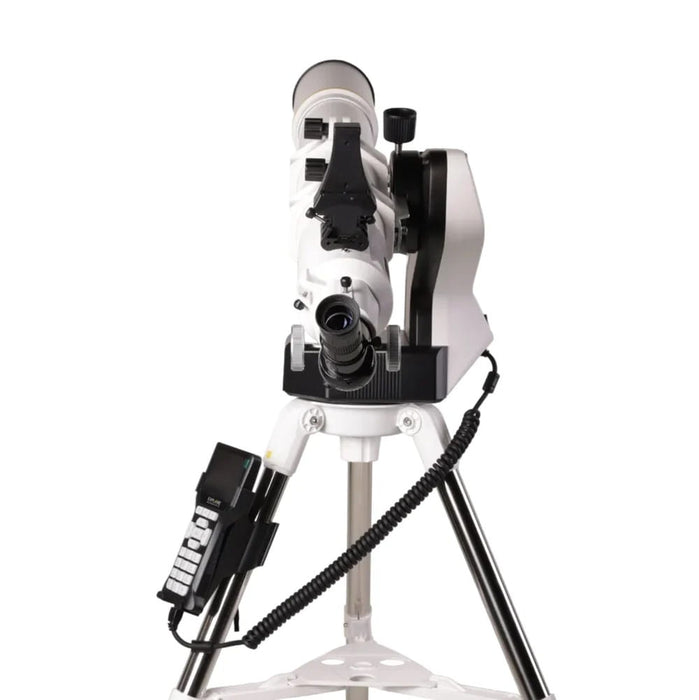 Explore Scientific Sidara Pro 80 Refractor Telescope with GoTo Mount & SkyAssist - Rear Telescope and GoTo Mount View