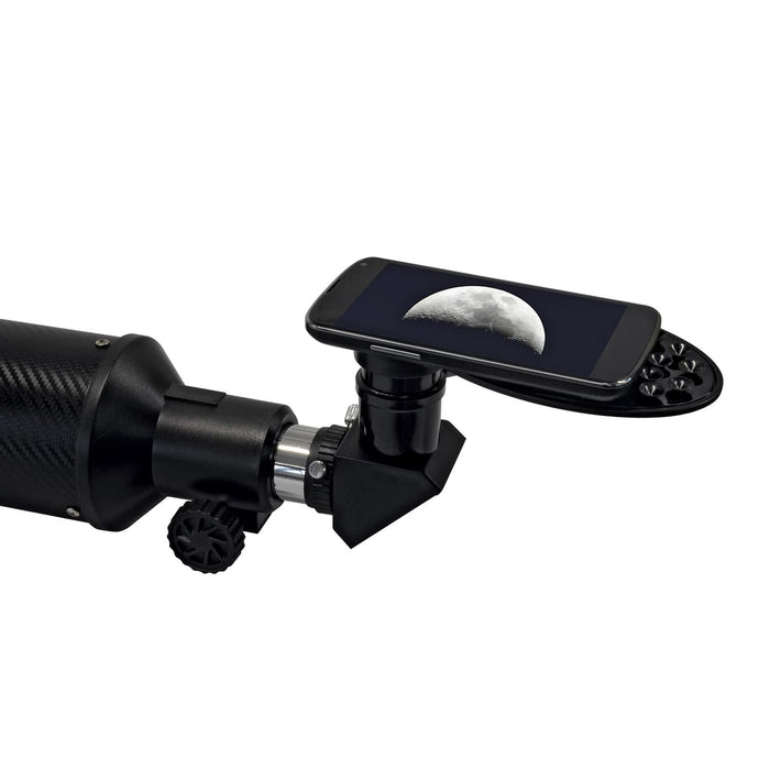 Explore Scientific Smartphone Camera Adapter Body Attached to a Telescope