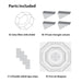 Explore Scientific Sun Catcher Variable Large Aperture Solar Filter Parts Included