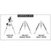 Explore Scientific iEXOS-100 Azimuth Adjuster Adapter Compatible Tripods