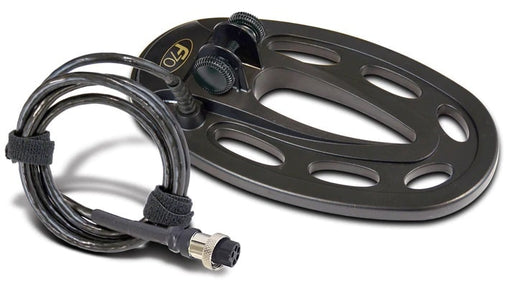 Fisher 10-inch (F70 and F75) Concentric Elliptical Coil Side Profile Right