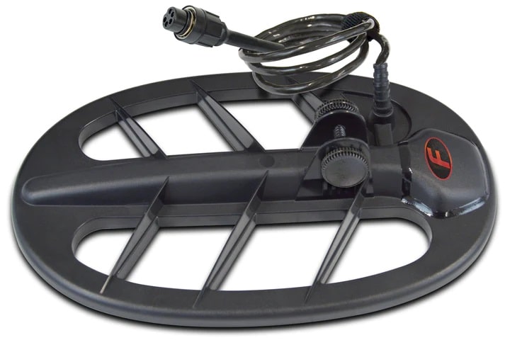 Fisher 11-Inch DD Elliptical Waterproof Search Coil Body Side Profile Left
