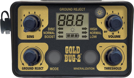 Fisher Gold Bug 2 Gold Nugget Metal Detector with 6.5-Inch Search Coil Control Housing