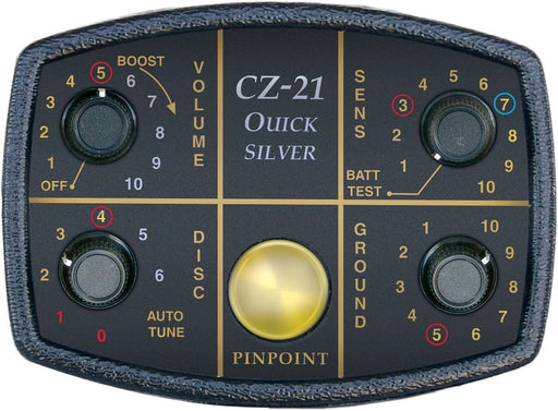 Fisher Labs CZ21 Underwater Metal Detector with 8-Inch Search Coil Control Housing