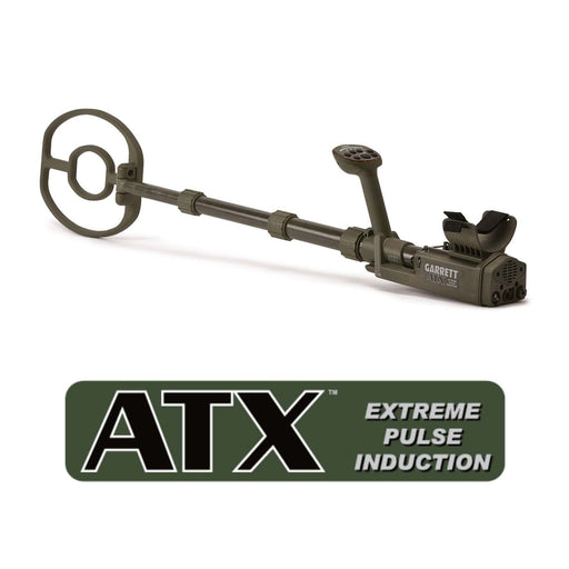 Garrett ATX Pulse Induction Metal Detector with 10-Inchx12-Inch DD Coil with Logo