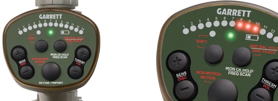 Garrett ATX Pulse Induction Metal Detector with 11-Inchx13-Inch Mono Coil Control Housing with Lights