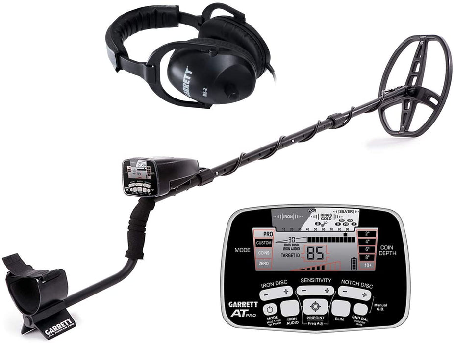 Garrett AT Pro International Metal Detector Body, Headphone and Control Housing