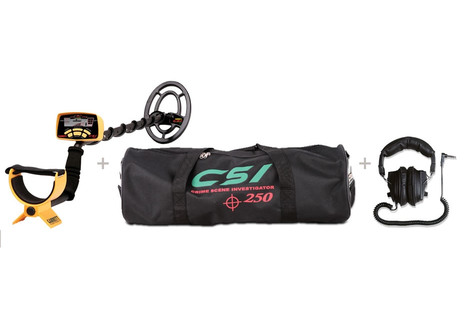 Garrett Ace 250 CSI Investigator Metal Detector Included Accessories