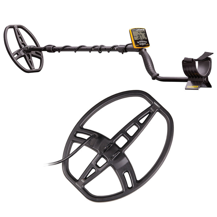 Garrett Ace Apex With Raider 8.5-Inchx11-Inch Coil Body and DD Raider Coil