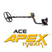 Garrett Ace Apex With Raider 8.5-Inchx11-Inch Coil with Logo