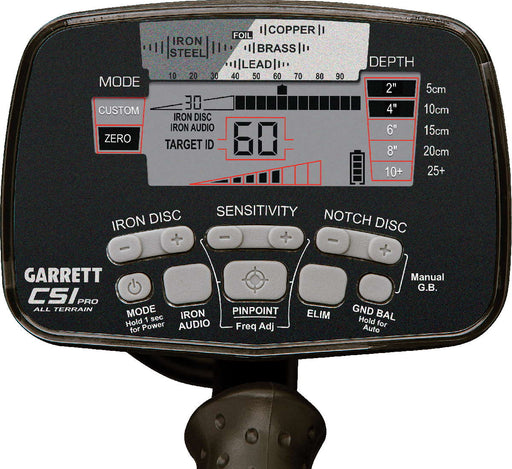 Garrett CSI Pro Ground Metal Detector Recovery Kit Control Housing
