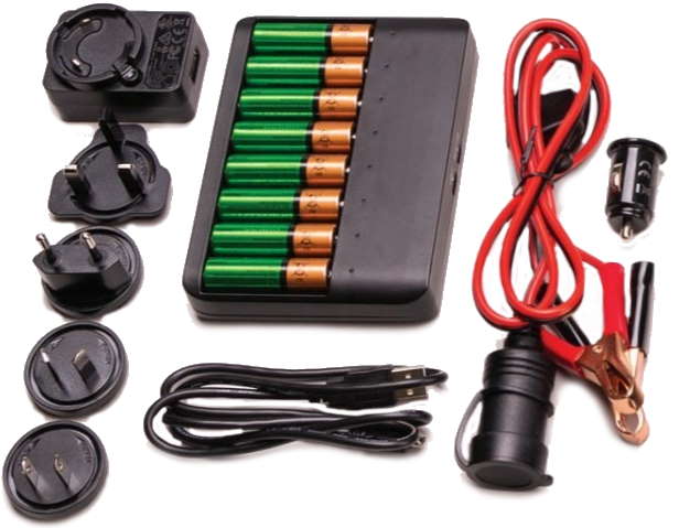 Garrett Goldmaster 24K Metal Detector Batteries and Charger