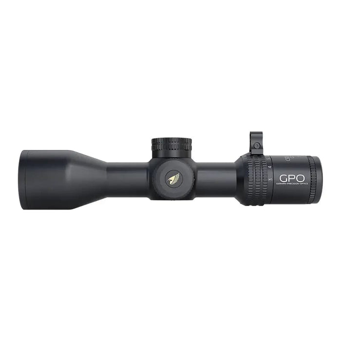 German Precision Optics GPO Centuri 3-12x44i-mm Super Compact Riflescope Body Side Profile Left