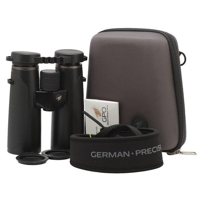 German Precision Optics GPO Passion HD 8x42mm Binoculars Package Inclusion