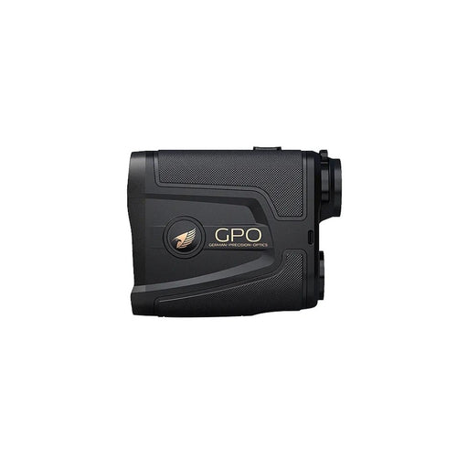 German Precision Optics GPO Rangetracker 1800 6x20mm Handheld Rangefinder Left Side Profile of Body
