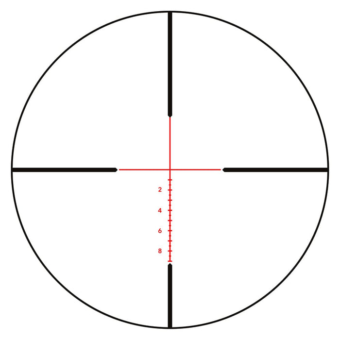 German Precision Optics GPO Spectra 8x 2-16x44mm Illuminated Riflescope BRi Reticle