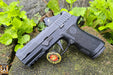 German Precision Optics GPO Spectra Reflex Dot Sight Mounted to Handgun