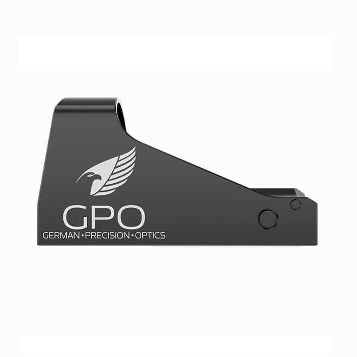 German Precision Optics GPO Spectra Reflex Dot Sight  Left Side Profile of Body  