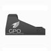 German Precision Optics GPO Spectra Reflex Dot Sight  Left Side Profile of Body  
