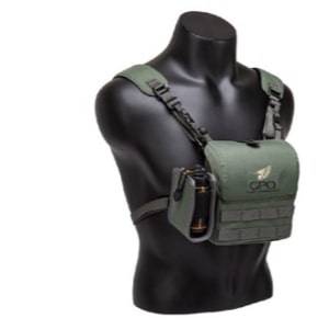 German Precision Optics Polariz 10x42mm Binocular Chest Harness Case