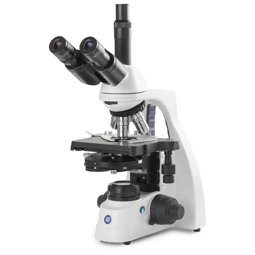Globe Scientific Euromex bScope Trinocular Microscope, HWF 10x/20mm Eyepiece, Quintuple Nosepiece with Plan PLPHI - Model #EBS-1153-PLPHI