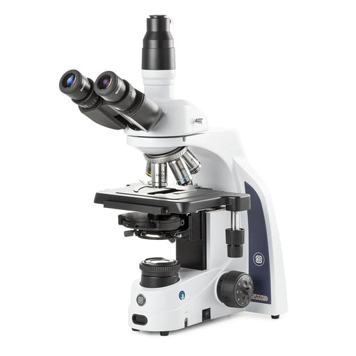 Globe Scientific Euromex iScope Trinocular Microscope EWF 10x/22mm Eyepiece, Quintuple Nosepiece w/ Plan Phase - Model #EIS-1153-PLPHI