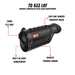 Guide TD633 LRF 2X 640x512 35mm Thermal Monocular - Features