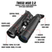 Guide TN650 MUO 2.0 3.9X 640x512 50mm Thermal & Night-Vision Binoculars with LRF - Features
