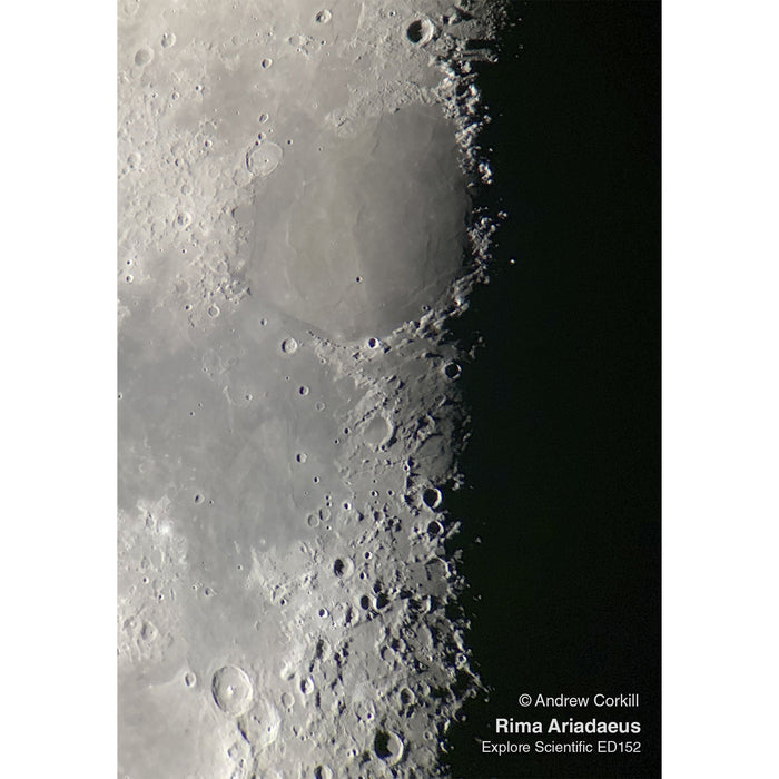 Image #2 Captured Using Explore Scientific ED152mm f/8 Carbon Fiber Air-Spaced Triplet Telescope Rima Ariadaeus
