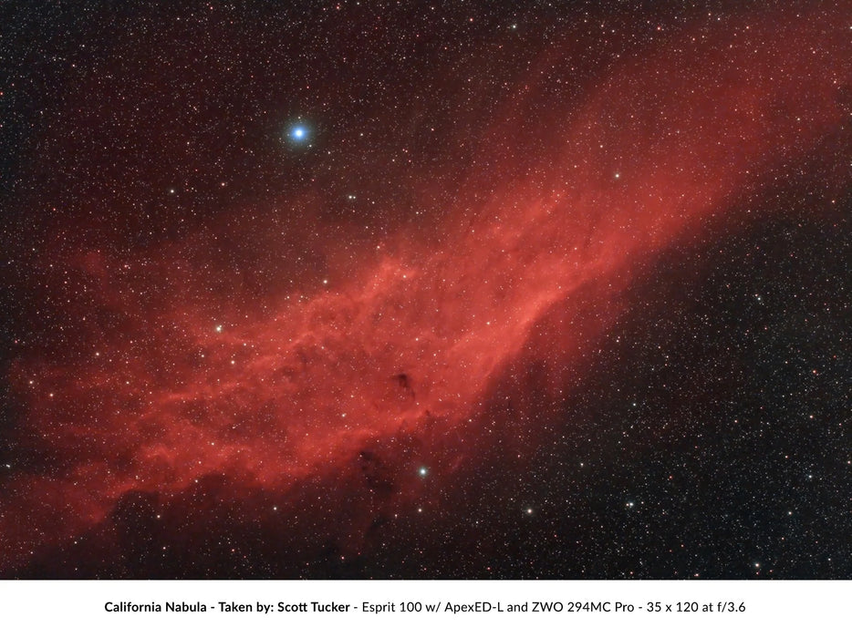Image Captured Using Starizona Apex ED 0.65x Reducer / Flattener Lens S-Version California Nabula
