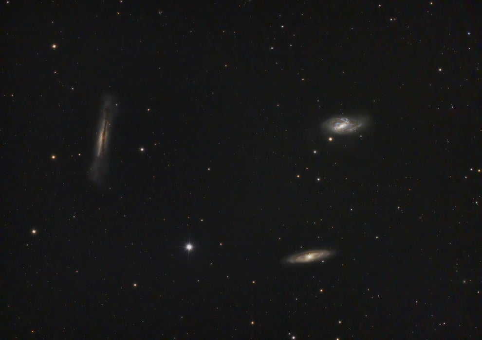 Image Captured Using Starizona HyperStar 6-Inches v4 Lens Leo Trio