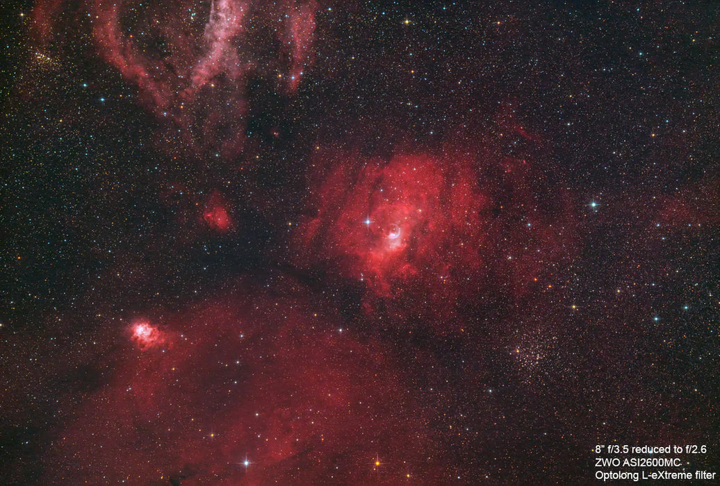 Image Captured Using Starizona Nexus 0.75x Newtonian Focal Reducer-Coma Corrector Lens Bubble