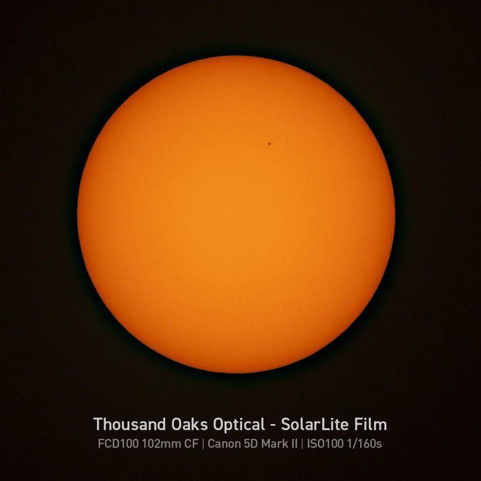 Image Taken Using the Explore Scientific ED80-FCD100 Series Air-Spaced Triplet Refractor Telescope with iEXOS-100-2 Solar Photography Starter Package - Sun
