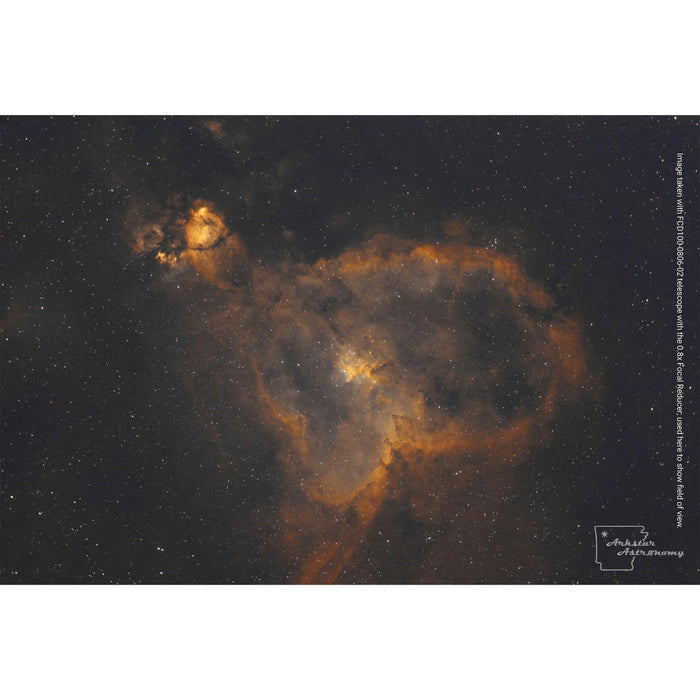 Image Taken Using the Explore Scientific ED80 Essential Series Air-Spaced Triplet Refractor Telescope with 0.8x Focal Reducer and iEXOS-100-2 PMC-Eight Equatorial Tracker System with WiFi and Bluetooth® Arkstar Astronomy