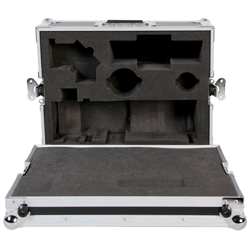 Inside Part of the Explore Scientific ED80 Telescope Case