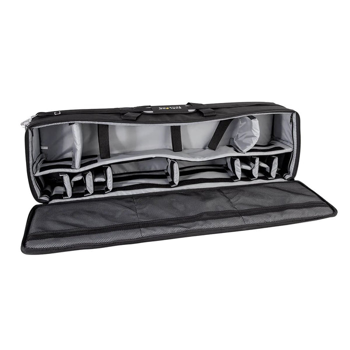 Inside Part of the Explore Scientific Soft-Sided Telescope Case
