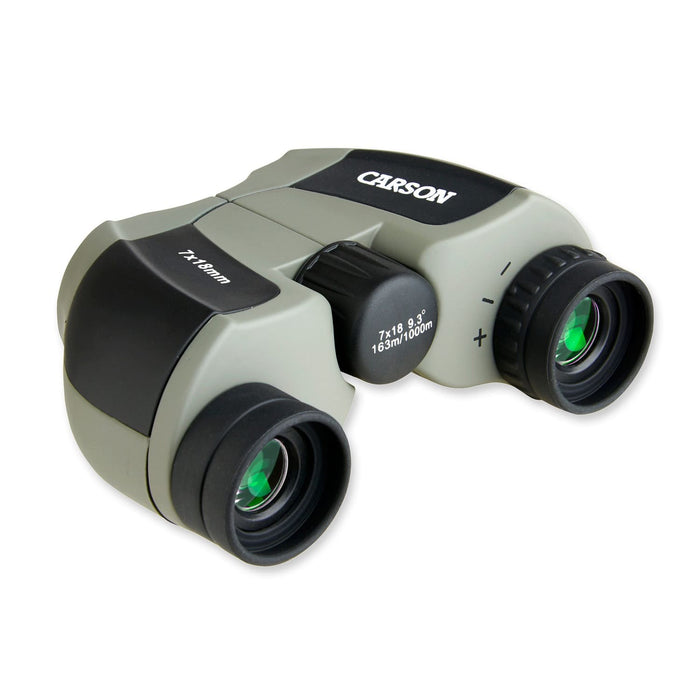 Carson MiniScout™ 7x18mm Compact Porro Prism Binoculars