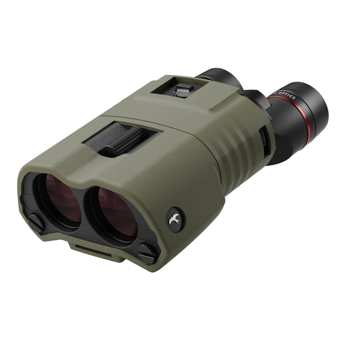 Kite Optics 12x42mm ED APC Stabilized Binoculars - with Sage Green Silicon Jacket